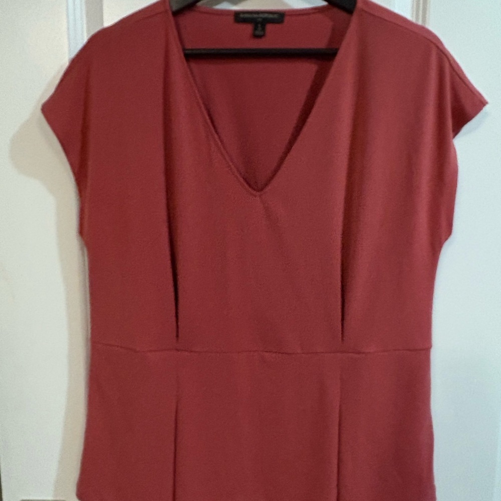 Banana Republic Peplum Cap Sleeve Blouse